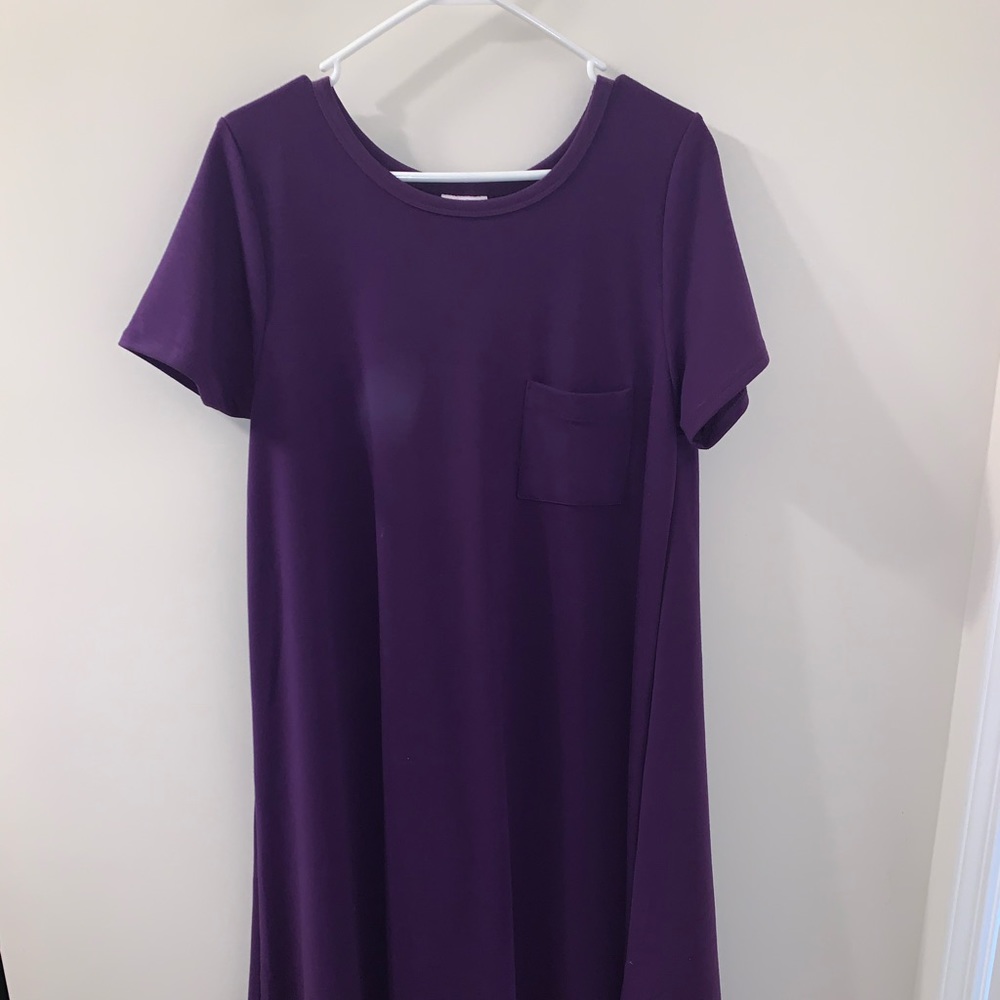LulaRoe Carly Large Grape Purple Large